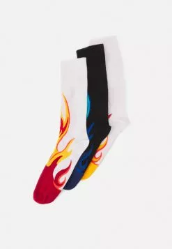 Prix Usine YOURTURN FLAME 3 PACK - Chaussettes stocking men