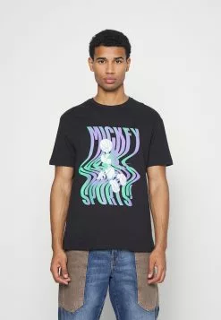 YOURTURN MICKEY MOUSE TEE UNISEX - T-shirt imprimé Haute Qualité t shirt Col rond all