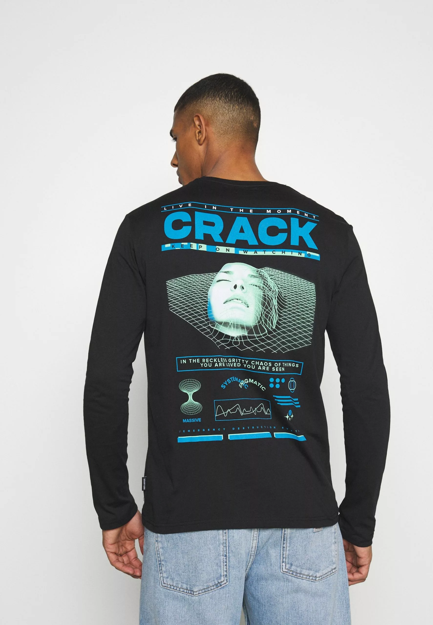 YOURTURN T-shirt à manches longues Prix Raisonnable t shirt Col rond men 5 YOURTURN T-shirt à manches longues Prix Raisonnable t shirt Col rond men – Image 3