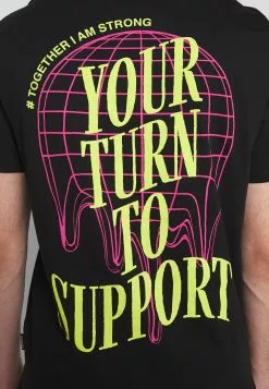 YOURTURN Promos T-shirt imprimé t shirt Col rond all -Vêtements Boutique 80dd5751c37a492bbb6d7ca145046390