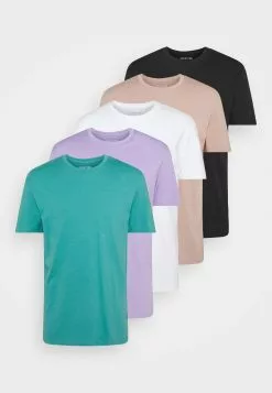 YOURTURN Bon Rapport Coût-Efficacité 5 PACK - T-shirt basique t shirt Col rond all -Vêtements Boutique f2a8307c474c49d4850a659e9d1b0e83